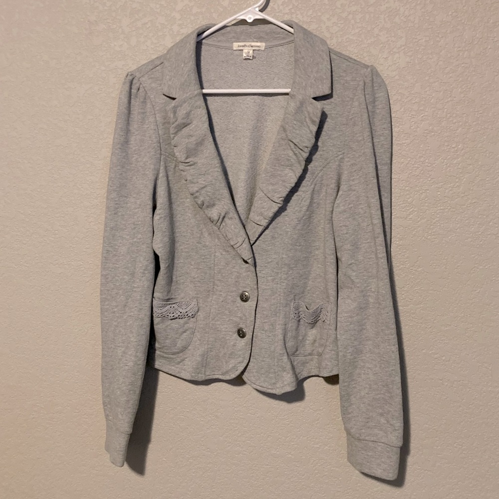 JohnPaulRichard Gray Jersey Blazer